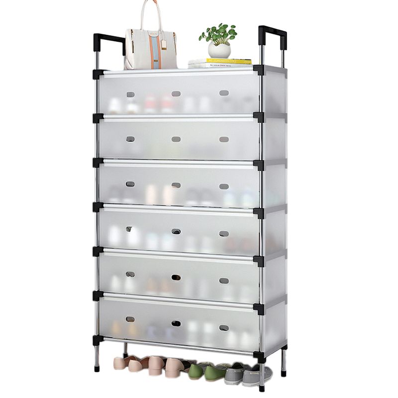 Étagère à Chaussures Fermée 6 Niveaux