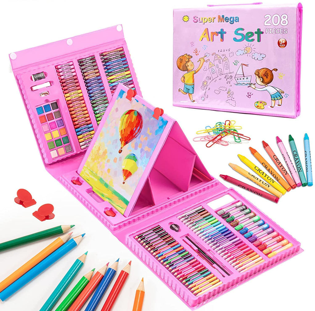 Kit de Dessin pour Enfants (208 Pièces)