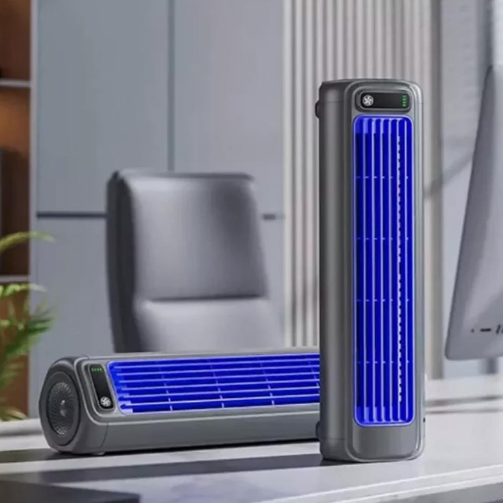 Mini Ventilateur Tour – Silencieux, Puissant,Rechargeable