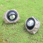 2 lampe solaire en pierre de jardin ( 2 lampe )