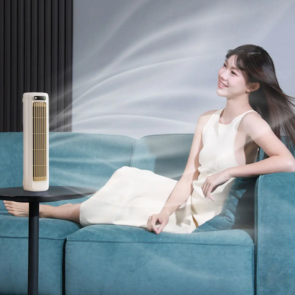 Mini Ventilateur Tour – Silencieux, Puissant,Rechargeable