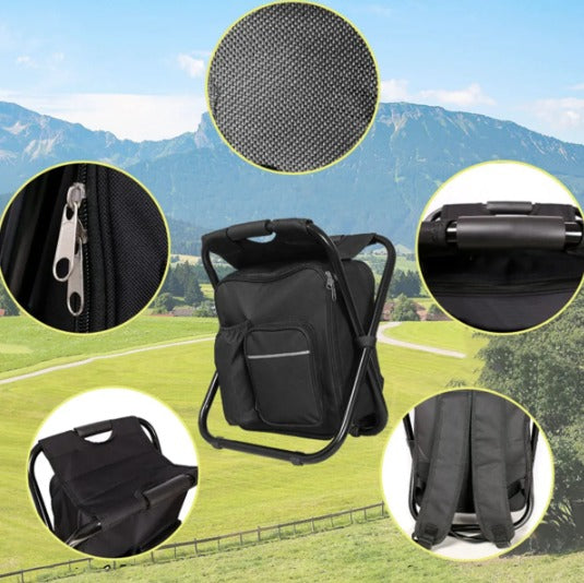 Chaise Pliante avec Sac Isotherme Intégré